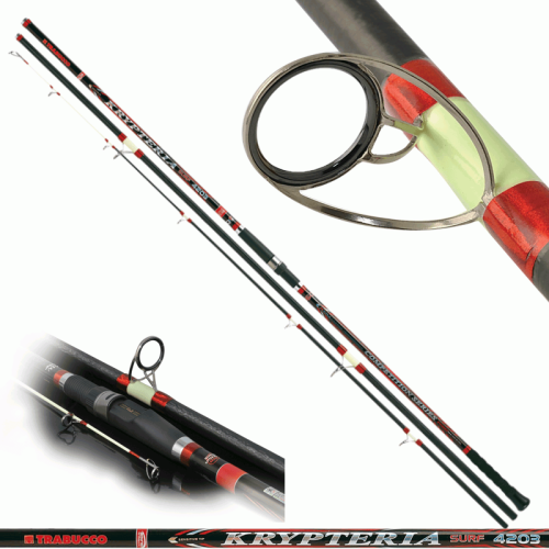 Series of rods Trabucco Krypteria 4.50 m Surfcasting Surf Equipment, fishing rods and fishing reels