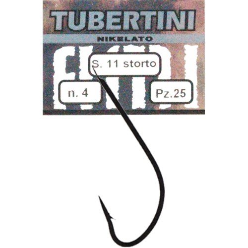 Tubertini Ami Serie 11 Storto Amo Nikelato Tubertini - Pescaloccasione