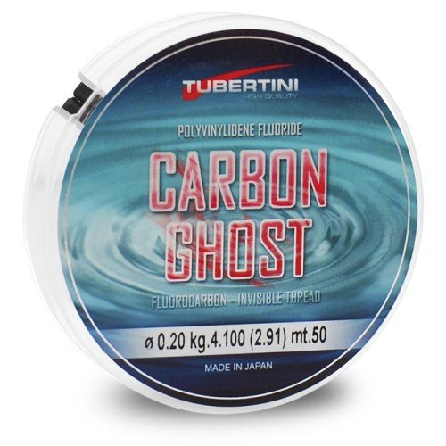 Tubertini Fluorocarbon Carbon Ghost 50 mt Tubertini - Pescaloccasione