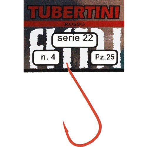Tubertini Ami Serie 22 Storto Amo Rosso Tubertini - Pescaloccasione