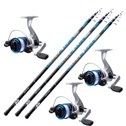 Offer kit Bolognese Reeds 4 m Combo Reels With Wire All Fishing