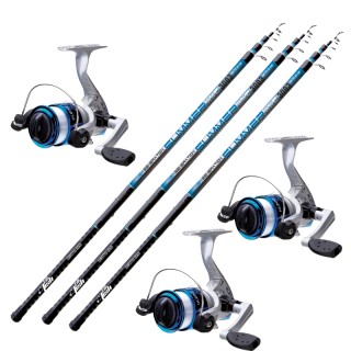 Offer Kit Canne Bolognesi 5 M Combo Reels With All Fishing Wire